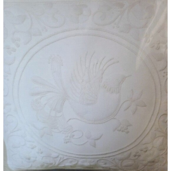Vintage Sunset Stitchery Embroidery Kit #2950 White Dove Pillow 100% Wool Yarn - Picture 3 of 3